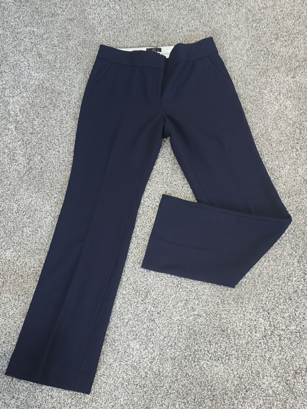 J.Crew Edie Pants Trousers Navy Blue Size 8